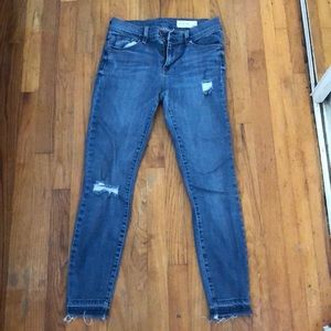 Blue and white Pistola jeans